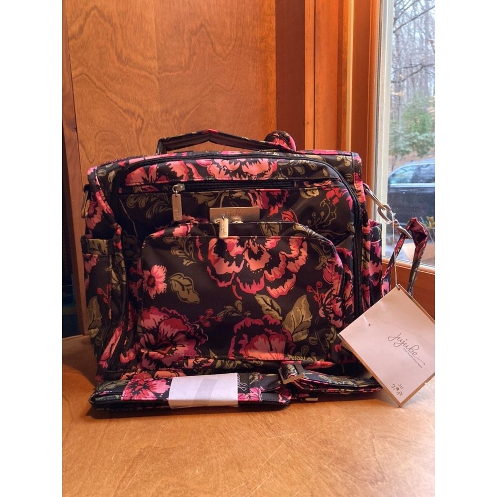 Jujube Be Prepared Diaper Bag Blooming Romance Floral Travel Backpack NWT
